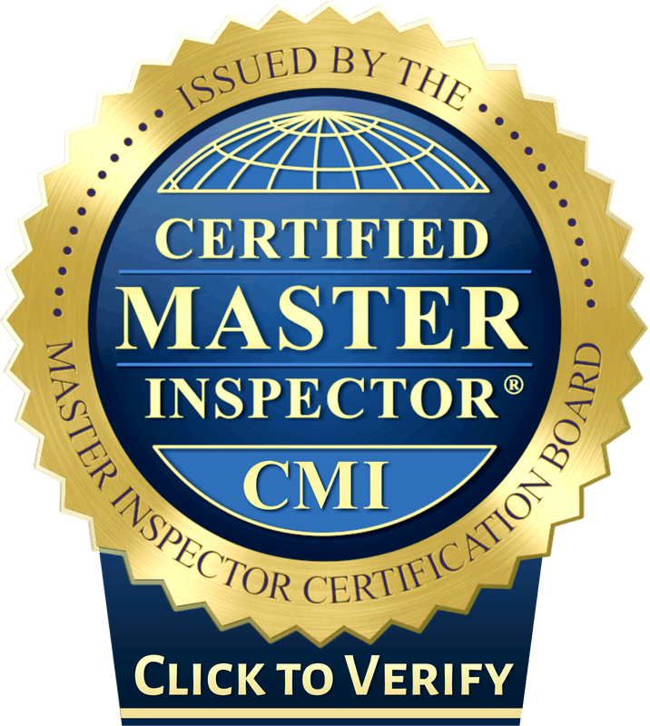 Certified Master Inspector verification badge